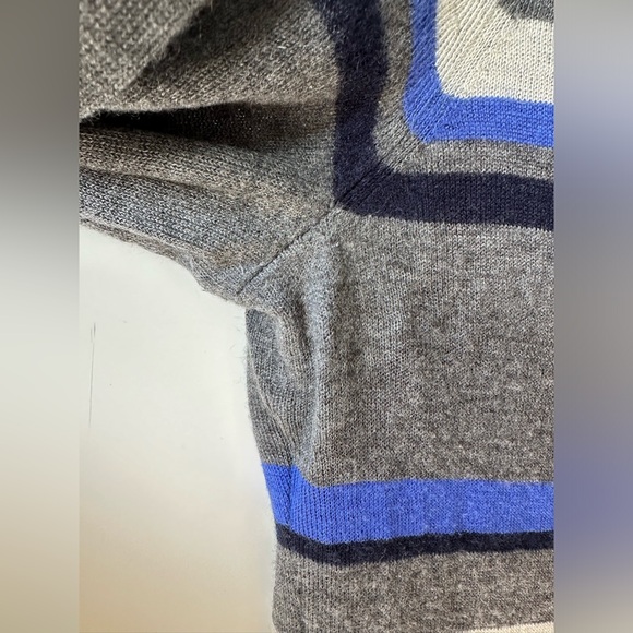Theory 100% Cashmere Long Striped Sweater, size S, boat neck - Picture 8 of 13